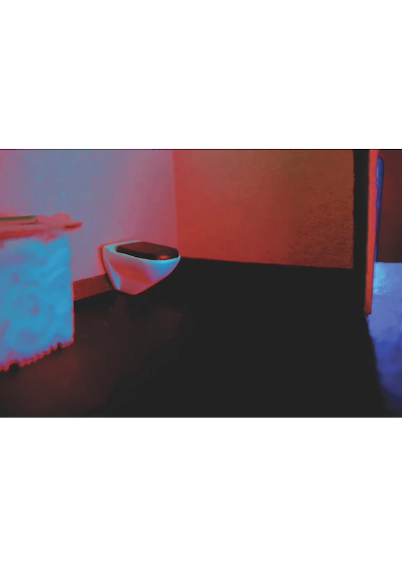 Main Shot: Photograph of the built model scene (based on the visual aesthetics of “Suspiria”, directed by Dario Argento, Italy, 1977)