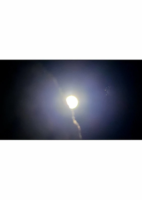 Main Shot: Photograph of the built model scene (based on the visual aesthetics of “A Space Odyssey”, directed by Stanley Kubrick, UK/USA, 1968)