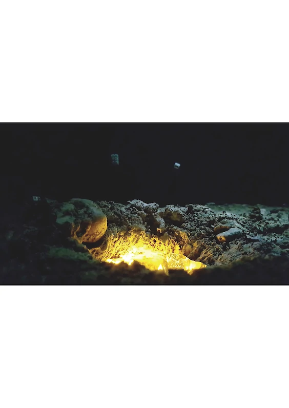 Main Shot: Photograph of the built model scene (based on the visual aesthetics of “A Space Odyssey”, directed by Stanley Kubrick, UK/USA, 1968)