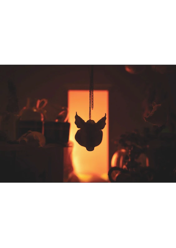 Main Shot: Photograph of the built model scene (based on the visual aesthetics of “The Cook, the Thief, His Wife & Her Lover”, directed by Peter Greenaway, UK/France, 1989)