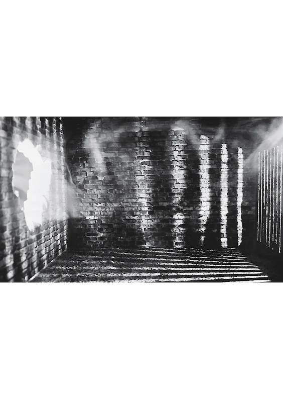 Main Shot: Photograph of the built model scene (based on the visual aesthetics of “Sin City”, directed by Frank Miller & Robert Rodriguez. USA, 2005)