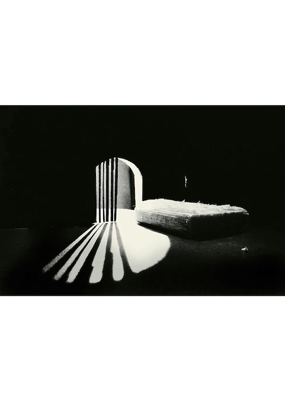 Main Shot: Photograph of the built model scene (based on the visual aesthetics of “Sin City”, directed by Frank Miller & Robert Rodriguez. USA, 2005)