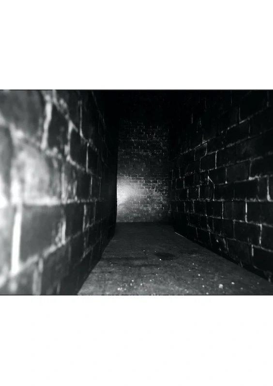 Main Shot: Photograph of the built model scene (based on the visual aesthetics of “Sin City”, directed by Frank Miller & Robert Rodriguez. USA, 2005)