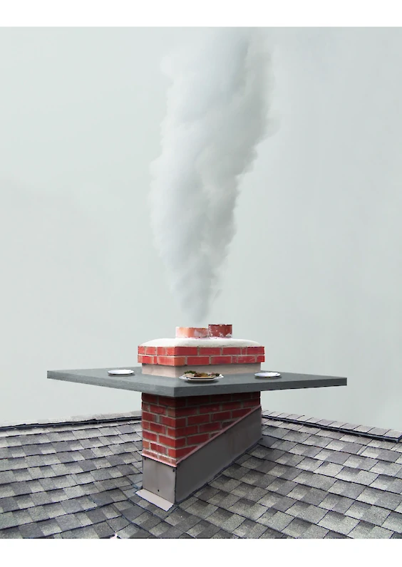 Title: DINING-CHIMNEY