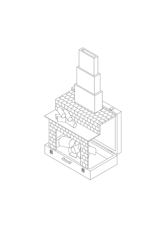 Title: PORTABLE-FIREPLACE