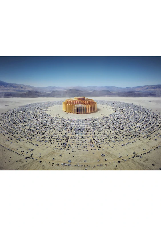 Project: MOTHER TEMPLE OF THE WORLDWIDE SUN CULT; Perspectival View