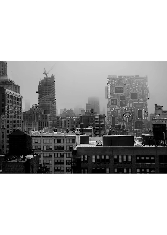 Project: EXPANDABLE HOUSING; Perspectival view