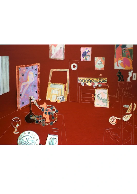 Main shot: Final photograph of the model; Based on painting 