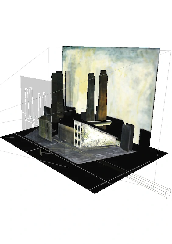 Making-of: Virtual 3D scene (re)construction; Based on painting 