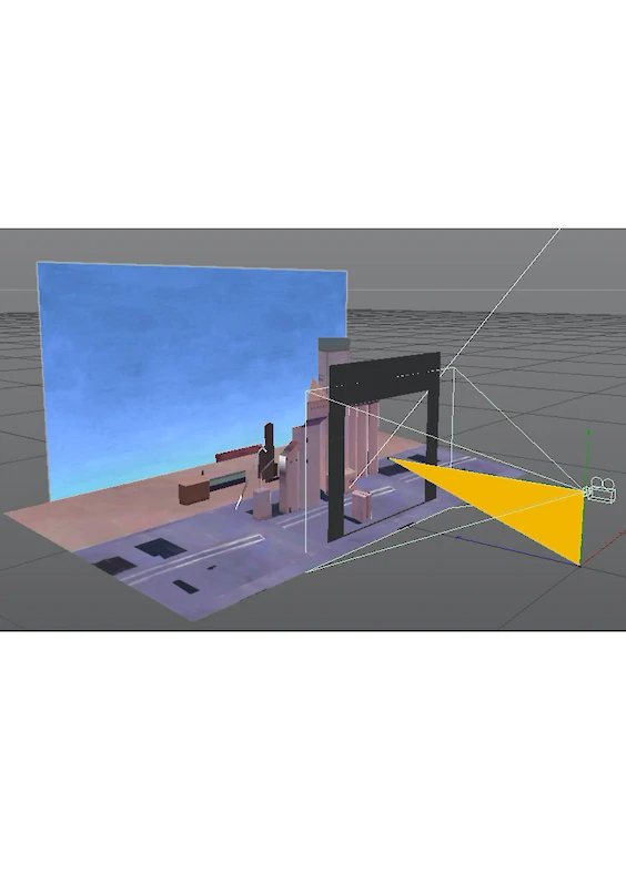 Making-of: Virtual 3D scene (re)construction; Based on painting 