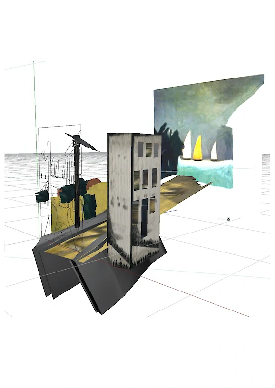 Making-of: Virtual 3D scene (re)construction; Based on painting 