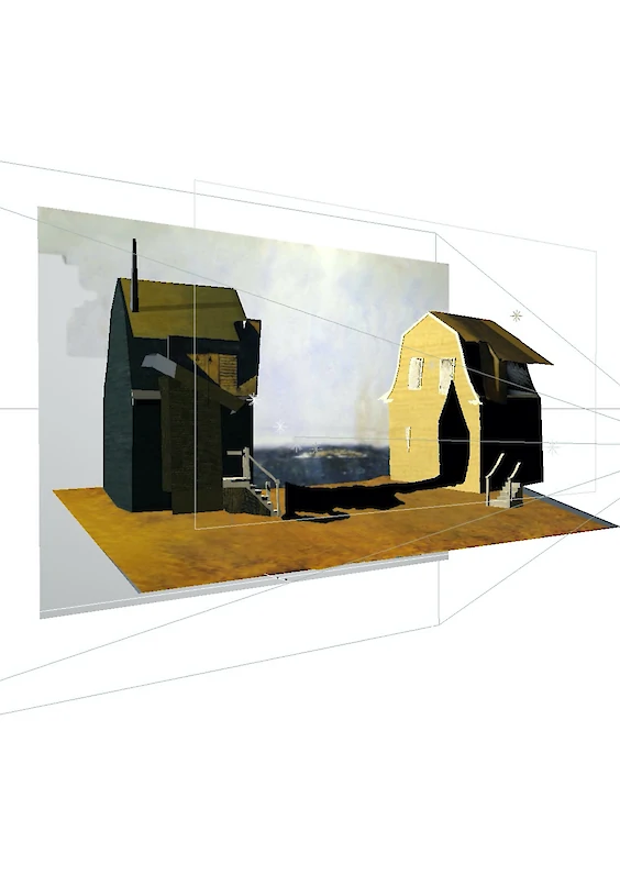 Making-of: Virtual 3D scene (re)construction; Based on painting 