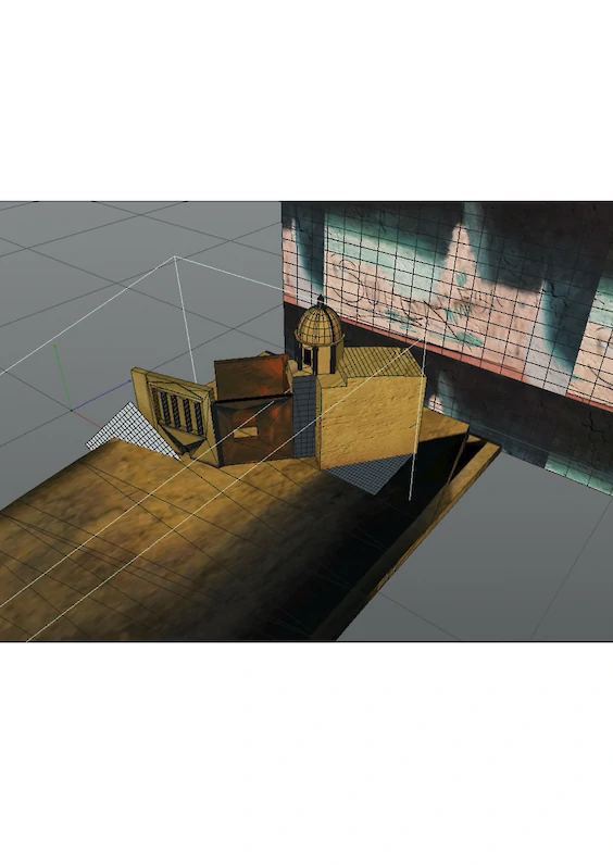 Making-of: Virtual 3D scene (re)construction; Based on painting 