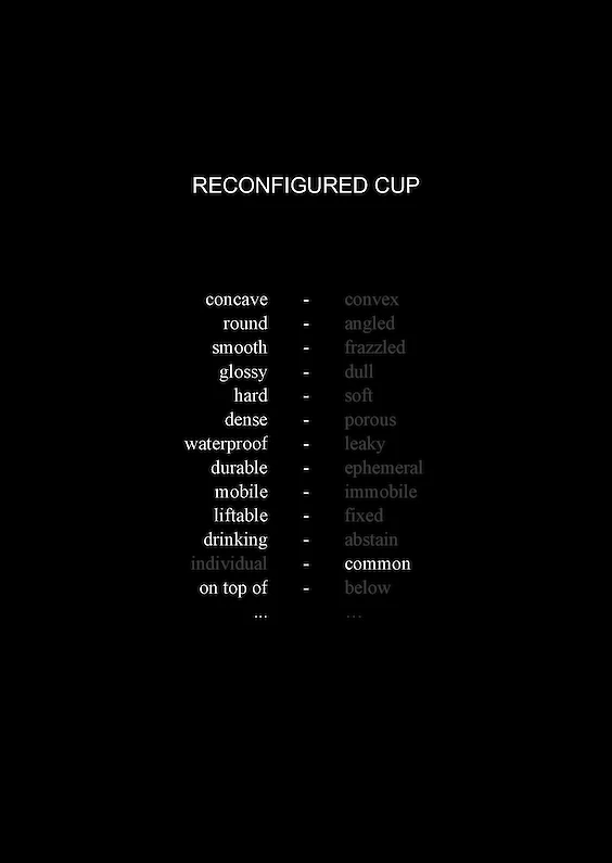 Example: Reconfigured CUP