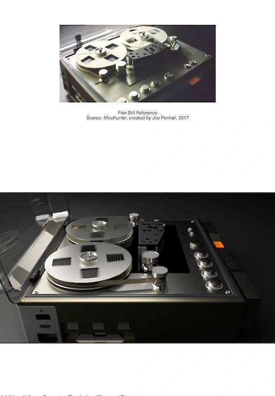 Reconstructed film still: Final rendering (below)