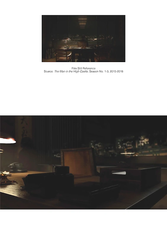 Reconstructed film still: Final rendering (below)