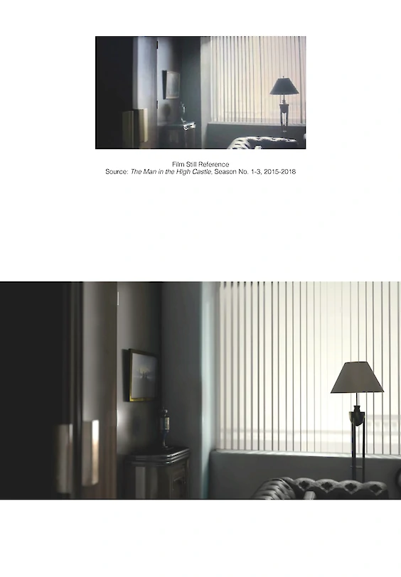 Reconstructed film still: Final rendering (below)