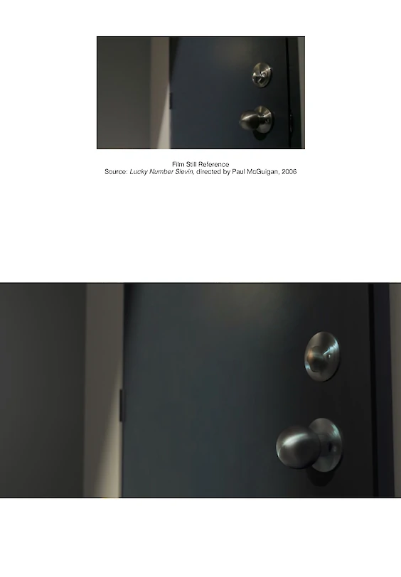 Reconstructed film still: Final rendering (below)