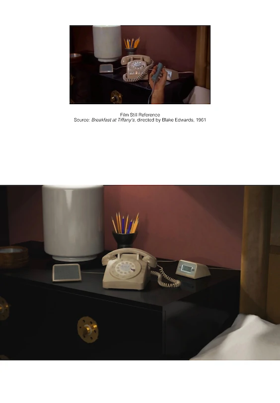 Reconstructed film still: Final rendering (below)