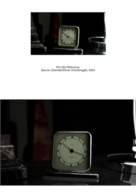 Reconstructed film still: Final rendering (below)