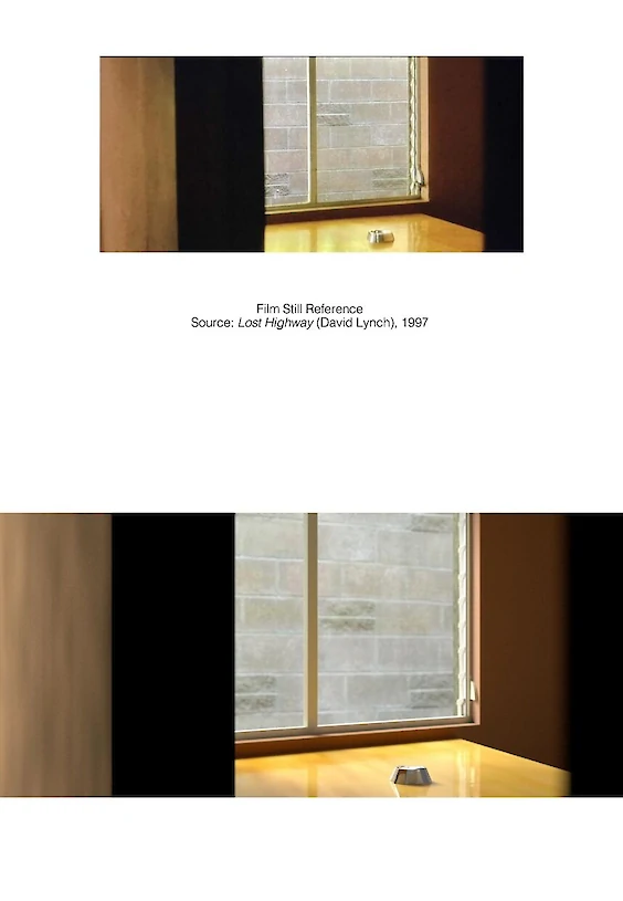 Reconstructed film still: Final rendering (below)