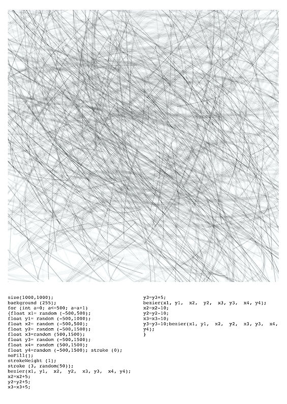 Computer generated drawing and script