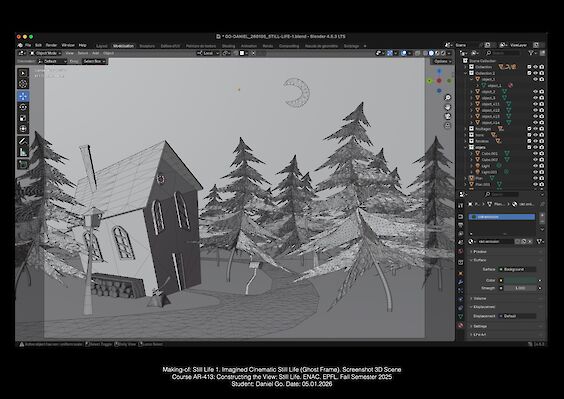 Making-of: 3D Scene (Blender)