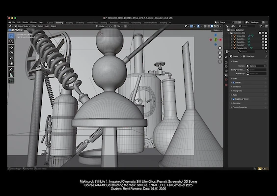 Making-of: 3D Scene (Blender)