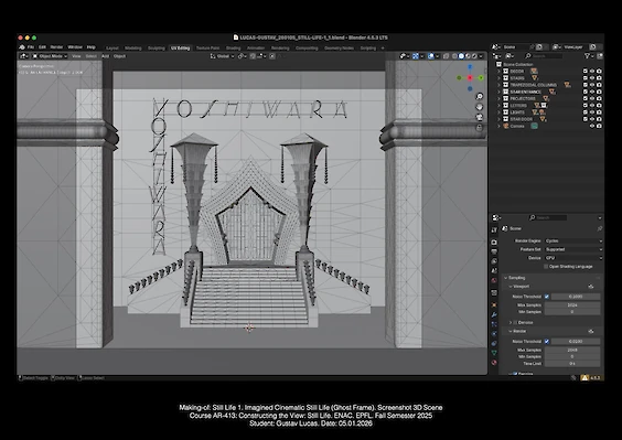 Making-of: 3D Scene (Blender)