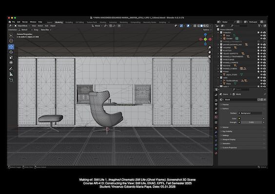 Making-of: 3D Scene (Blender)