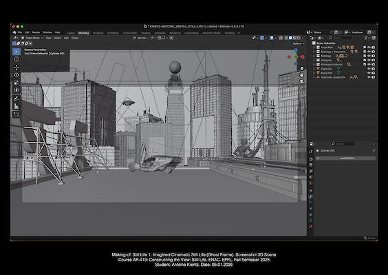 Making-of: 3D Scene (Blender)