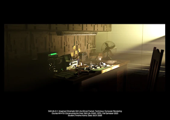 Imagined Still: 3D Rendering (Blender)