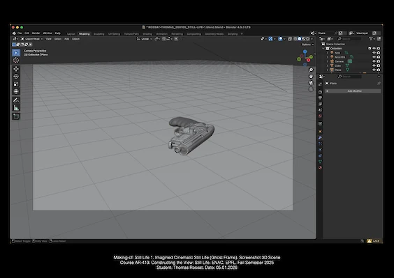 Making-of: 3D Scene (Blender)