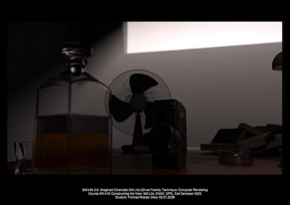 Imagined Still: 3D Rendering (Blender)
