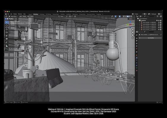 Making-of: 3D Scene (Blender)