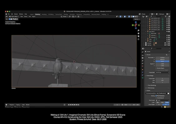 Making-of: 3D Scene (Blender)