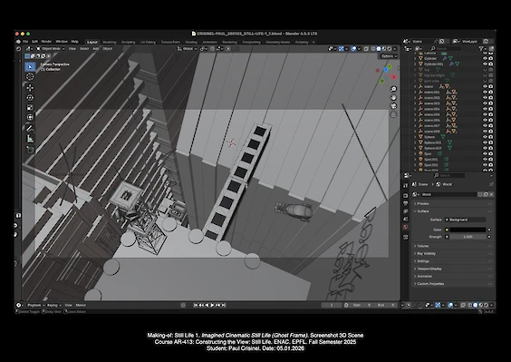 Making-of: 3D Scene (Blender)