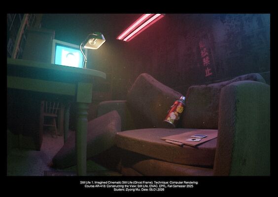 Imagined Still: 3D Rendering (Blender)