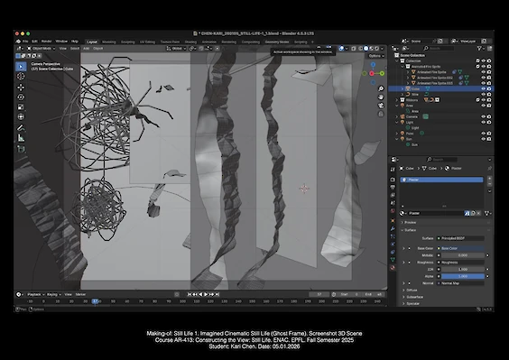 Making-of: 3D Scene (Blender)