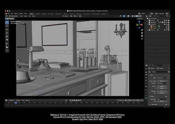 Making-of: 3D Scene (Blender)