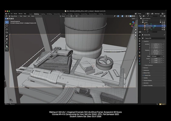 Making-of: 3D Scene (Blender)