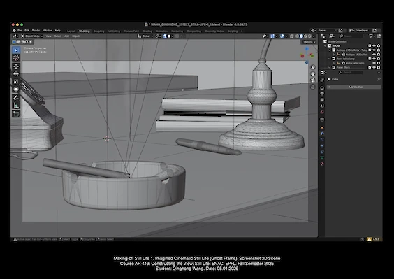 Making-of: 3D Scene (Blender)