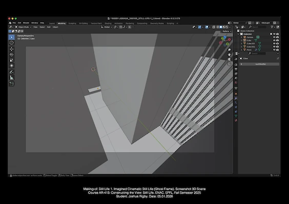 Making-of: 3D Scene (Blender)